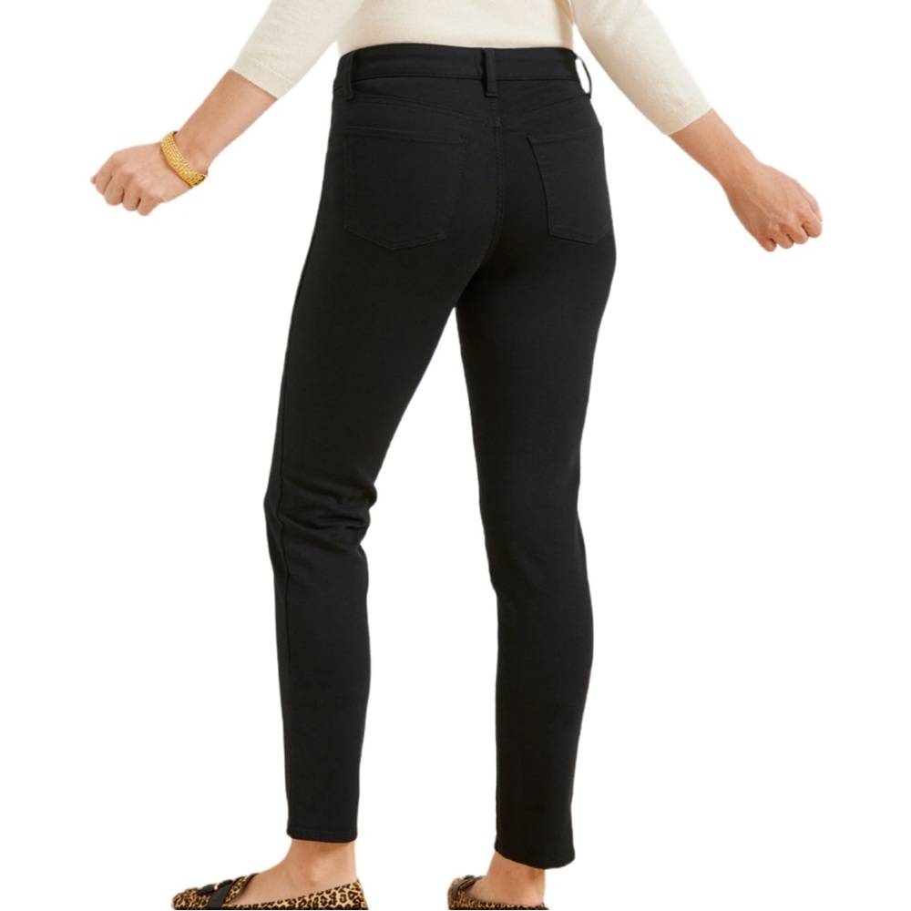 TALBOTS SLIM ANKLE JEANS | Size: 4 | Color: Black